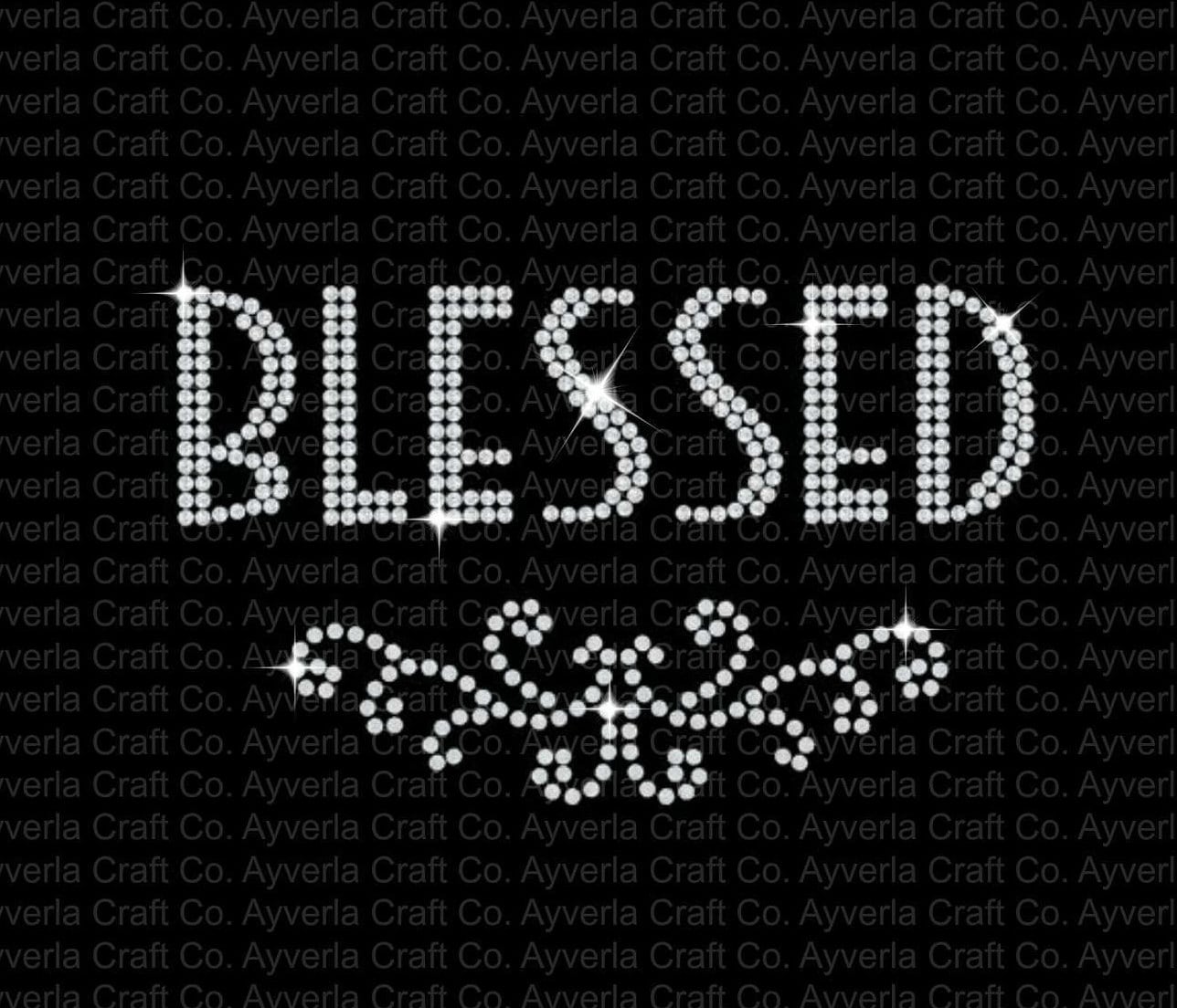 Blessed Rhinestone Transfer