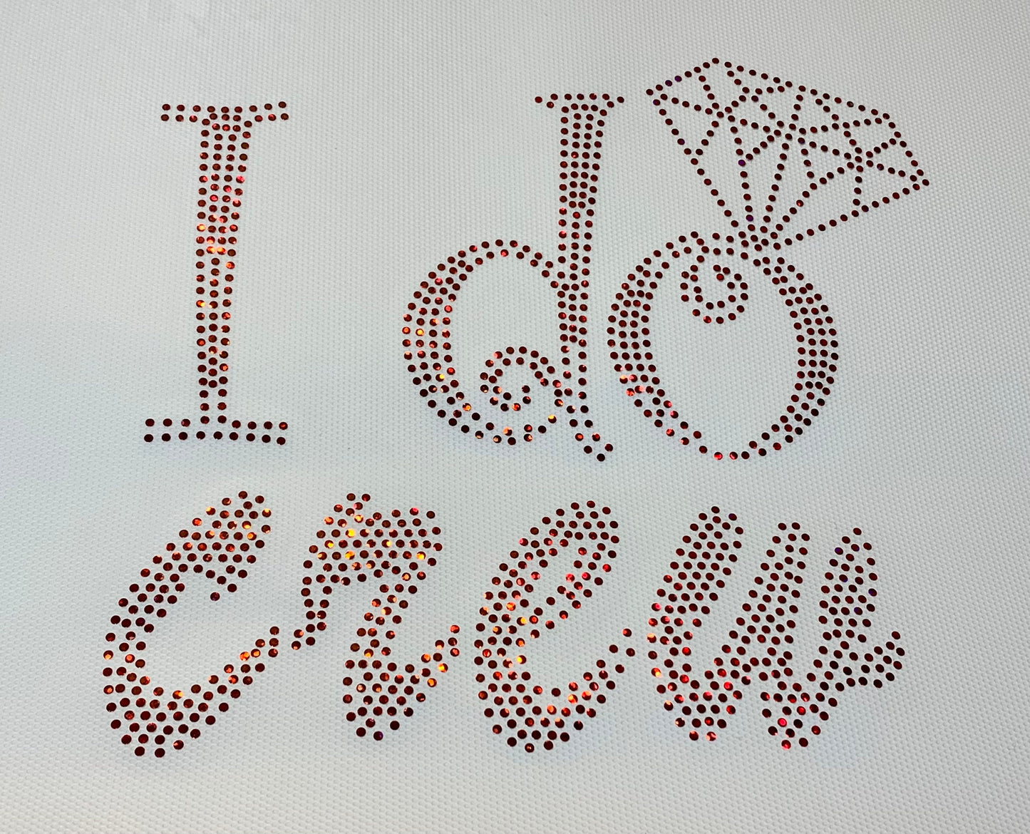 DIY Personalized Custom Hotfix Bling Transfer Decal, Fonts for Bling Phrase, Your Words Iron On, Create Your Own Bling Apparel
